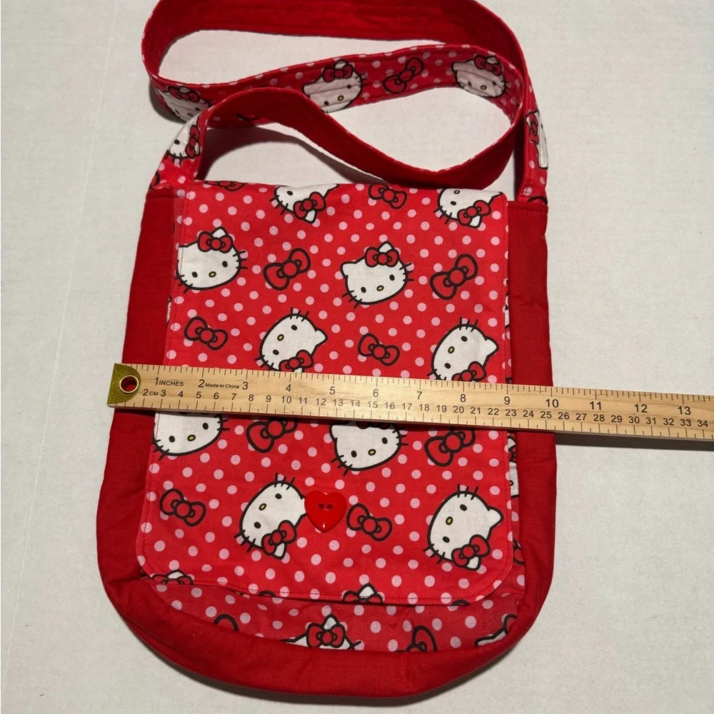 Hello‎ Kitty Messenger Bag AOP Cute, Red, 12